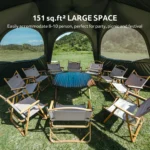 Naturehike Door Curtain for (Cloud Boundar Quick Opening Canopy - Hexagonal) - Quicksand Gold - Image 10