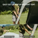 Naturehike Door Curtain for (Cloud Boundar Quick Opening Canopy - Hexagonal) - Quicksand Gold - Image 5