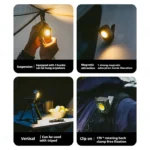 Naturehike Glow Mini Backpack Lamp 500 Lumens - Olive Green - Image 3