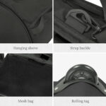 ⁦Naturehike XS03 Folding Tug Bag - Black (88L)⁩ - الصورة ⁦2⁩