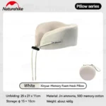 Naturehike Xinyue Memory Cotton Neck Pillow - Milky