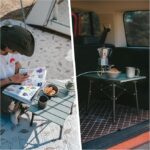 Naturehike Outdoor Portable Folding Table - Brown (Small) (40.5*29*30.5) - Image 5