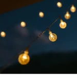 Naturehike Solar Pendant Rechargable Light Ball String - Warm Light (20M) - Image 4