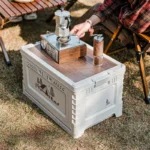 Naturehike Ling Yue S PP Folding Storage Box - Light Beige (25L + 5L) - Image 4