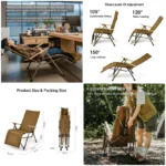 Naturehike Nightfall T08 Speed Towing Recliner - Coffee - Image 5