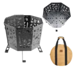 Naturehike Totem folding fire pit - Black (40*36.8*35) - Image 2