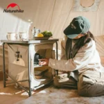 Naturehike Mini Outdoor Folding Shelf - Oat - Image 6