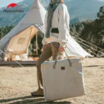 Naturehike Mini Outdoor Folding Shelf - Oat - Image 3