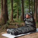 Naturehike Warmy Envelope with Hat Cotton Sleeping Bag - Camouflage Green (190+30)*80 - Image 3