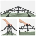 Naturehike Automatic Tent for 3-4 People - Forest Green (225*205*130) - Image 4
