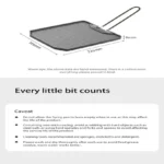 Naturehike Leyan Non Stick Aluminum Fry Pan - Black (S) - Image 2