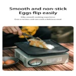 ⁦Naturehike Leyan Non Stick Aluminum Fry Pan - Black (S)⁩ - الصورة ⁦5⁩