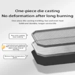 ⁦Naturehike Leyan Non Stick Aluminum Fry Pan - Black (S)⁩ - الصورة ⁦3⁩
