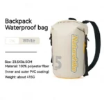 Naturehike Backpack Waterproof Bag -White (15L) - Image 3