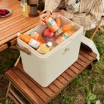 Naturehike Lamando 24H Outdoor Antibacterial Cooler Box - Beige Grey (13L) - Image 4