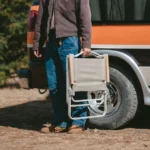 Naturehike Fe01 Outdoor Folding Chair - Khaki (M) - Image 3