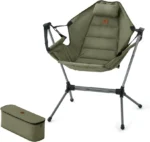 Naturehike YL11 Outdoor Folding Rocking Chair - Olive - Image 3