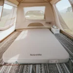 Naturehike Yugu C12 Comfort Automatic Inflatable Cushion With Inner Inflatable Pump - Beige Double (200*132*12) - Image 6