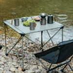 Naturehike Yamami L03 Casual Folding Table - Grey (Large) (69.5*69.5*56) - Image 4