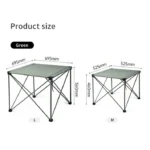 Naturehike Yamami L03 Casual Folding Table - Grey (Medium) (52.5*52.5*42) - Image 2