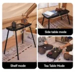 Naturehike Vertical Barbecue Grill - Black (80*48*84) - Image 5