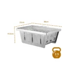 Naturehike Stainless Steel Folding Grill - Stainless Steel/Small - Image 2