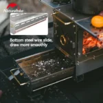 Naturehike Arctic Explorer Desktop Wood Stove - Silver - Image 4