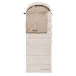 Naturehike RiXuan Envelope Hooded (USB-Heating) Cotton Sleeping Bag - Brown BE400 Right Zipper (220*80)