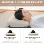Naturehike Yugu 2-in-1 Sponges Inflatable Pillow - Champagne Brown (L) - Image 4