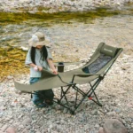 ⁦Naturehike Muwang T05 Leisure Lounge Chair - Hiking Green⁩ - الصورة ⁦3⁩