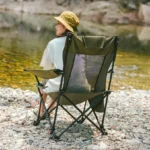 ⁦Naturehike Muwang T05 Leisure Lounge Chair - Hiking Green⁩ - الصورة ⁦4⁩