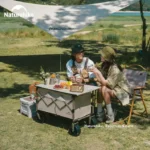 Naturehike Lightweight Folding Trolley - Smoke Gray (70L) - Image 3