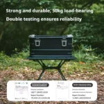 Naturehike Yamami YL01 Lightweight Table - Black (62×39×39) - Image 6