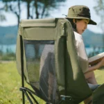Naturehike Sea Star 002 Push-up High-Back Gauze Moon Chair - Green - Image 2