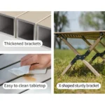 Naturehike Simple Star T01 Egg Roll Table - Khaki M (89*60*44.5) - Image 3