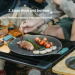 Naturehike Stainless Steel Baking Pan -  Black (Big Size) (34*34) - Image 2