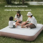 Naturehike DREAM Series Brushed Inflatable Air Mattress with Built-in Pump- Ice Coffee (200*150*20) - Image 7