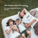 Naturehike DREAM Series Brushed Inflatable Air Mattress with Built-in Pump- Ice Coffee (200*150*20) - Image 6