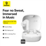 (TS) Baseus Bowie E20 True Wireless Earphones - Stellar White - Image 5