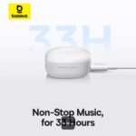 (TS) Baseus Bowie E20 True Wireless Earphones - Stellar White - Image 7