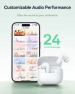 (TS) Baseus Bass BP1 NC In-Ear True Wireless Earbuds - Moon White - Image 6