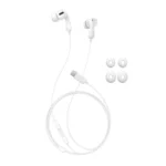 (TS) Baseus Encok CZ20 Wired Earphones - Moon White