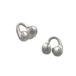 (TS) Baseus Bowie MC1 Pro Open-Ear True Wireless Earbuds - Galaxy Natural Titanium - Image 5