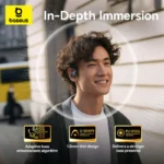 (TS) Baseus Eli 2i Fit Open-Ear True Wireless Earbuds - Cosmic Black - Image 7