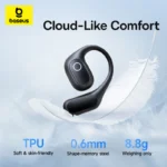 (TS) Baseus Eli 2i Fit Open-Ear True Wireless Earbuds - Cosmic Black - Image 4