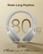 Baseus Bowie MH1 Wireless Noise Cancelling Headphones - Frosted Gray - Image 7