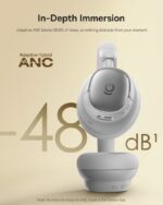 Baseus Bowie MH1 Wireless Noise Cancelling Headphones - Frosted Gray - Image 6