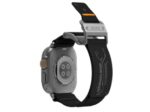 (TS) AULUMU A11 Mag Buckle Slim Band for Apple Watch 42/44/45/49mm - Classic Black and Silver Buckle