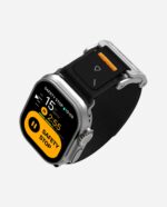 (TS) AULUMU A11 Mag Buckle Slim Band for Apple Watch 42/44/45/49mm - Classic Black and Silver Buckle - Image 3