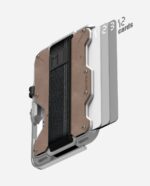 (TS) AULUMU G03 Multi-Tool Magnetic Metal Wallet Leather Cover - Genuine Leather - Image 4